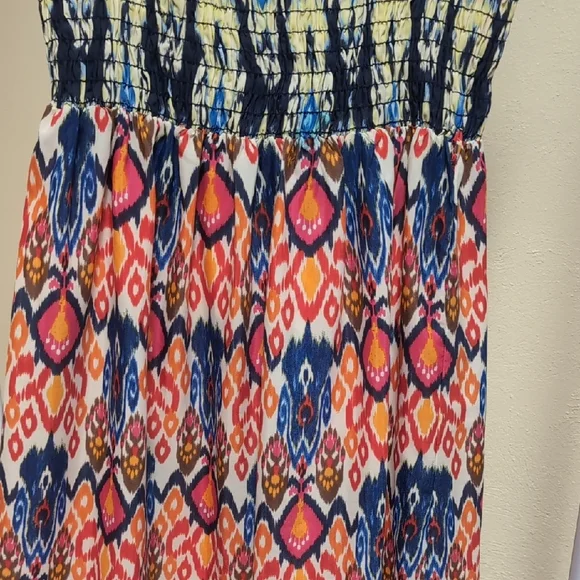 Multicolor Patterned Maxi Skirt - Picture 11 of 13